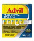 Advil Multi Symptom Cold and Flu Medicine, Cold Medicine for Adults with Ibuprofen, Phenylephrine HCL and Chlorpheniramine Maleate - 50 Coated Tablets - Buy Online on GoSupps.com