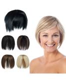 Yamel Hair Toppers for Women Balck 2 Clips in Hair Pieces Topper Straight Synthetic Wiglets Hairpieces for Thinning Hair #01 Black - Buy Online on GoSupps.com