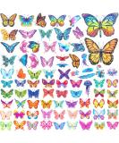 PAGOW Glitter Butterfly Temporary Tattoos - 20 Sheets, Self-adhesive and Waterproof Stickers for Kids, Women, Girls - Perfect for Birthday Parties and Goodie Bags (Style 4) - Buy Online on GoSupps.com