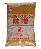 Hanamaruki Ryoriten Aka Miso Paste - 1kg (1000g) | Premium Quality Japanese Red Miso - Buy Online on GoSupps.com