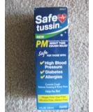 Safetussin Tussin PM - Sugar-Free Dye-Free Alcohol-Free Night Time Cough Relief | 4 fl. oz. - International Shipping Available - Buy Online on GoSupps.com