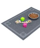 Cavalier Pets Dog Bowl Mat | Silicone Non-Slip Waterproof Pet Food Mat | Easy to Clean | Large 36-Inch | Grey - Buy Online on GoSupps.com