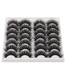 JIMIRE 14 Pairs Mink False Eyelashes - Fluffy 3D Wispy Volume Lashes for Glam Look - Buy Online on GoSupps.com