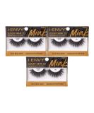 i-ENVY Luxury Mink Collection False Eyelashes - 100% Real Mink 3D Multi-Curl Maximum Fluffiness (3 Pack) - Glamorous Eye Look - Buy Online on GoSupps.com