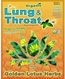 Organic Lung & Throat Herbal Lozenges - 0.5kg, 125 Count - Golden Lotus Herbs - Buy Online on GoSupps.com