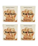True Gum SET of 4: GINGER & TURMERIC / Plastic-free chewing gum / Biodegradable / Vegan / 4 x 21 g 84 g - Buy Online on GoSupps.com