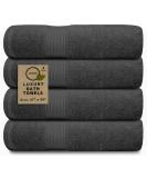 Softolle 100% Cotton Luxury Bath Towels - 600 GSM Cotton Towels for Bathroom - Set of 4 Bath Towel - Eco-Friendly, Super Soft, Highly Absorbent Bath Towel - Oeko-Tex Certified - 27 x 54 inches Grey - Buy Online on GoSupps.com