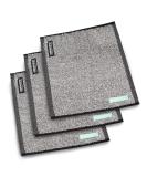FACESOFT 3PK Mini Sweat Towels Infused with Charcoal-Detox Power - Detox Your Workout - 3 Towels Yoga Towel Workout Towel 10x9 inches - Buy Online on GoSupps.com