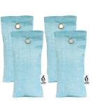 Biped Fresh Shoe Pillows with Bamboo Activated Carbon - Natural Odor Neutralizer & Shoe Dryer for Smelly Shoes & Sports Bags (4x75g) - Buy Online on GoSupps.com