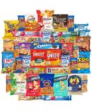 Variety Fun Care Package - 50 Count Bulk Sampler of Chips, Cookies, Candy & Crackers - Buy Online on GoSupps.com