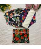 Organic Bamboo Menstrual Pads Set with Mini Wet Bag - 7 Reusable Light Flow Panty Liners for Eco-Friendly Periods - Buy Online on GoSupps.com