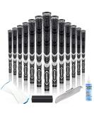 CHAMPKEY Premium Hybrid Golf Grips 13 Pack | All Weather Performance | Midsize Black - Buy Online on GoSupps.com