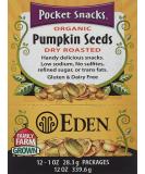 Organic Dry Roasted Pumpkin Seeds - 12 Pack (1 oz each) | Eden Foods - Buy Online on GoSupps.com