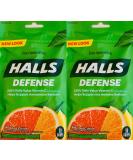Halls Defense Vitamin C Assorted Citrus Cough Drops, 30-Count (2 Pack) (2 Pack) 30 Count (Pack of 2) - Buy Online on GoSupps.com