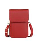 Buy Red Single Shoulder Pouch with Clear Window for Tandem t:Slim X2 Insulin Pump - International Shipping Available - Buy Online on GoSupps.com