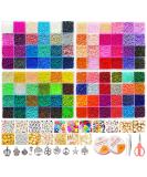96 Colors Glass Seed Beads with Letter Beads Kit - DIY Jewelry Making Set - Buy Online on GoSupps.com