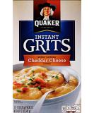 Quaker Instant Grits Cheddar Cheese, 12 ct 1 Ounce (Pack of 12) - Buy Online on GoSupps.com