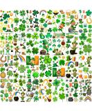 JOEHAPY 229+ PCS St. Patrick's Day Tattoo Stickers - 28 Sheets Green Shamrock Temporary Tattoos for Kids, Men, Women - Irish Party Favor Supply - Buy Online on GoSupps.com