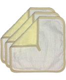 3 pcs XL Soft Weave & Bamboo Fiber Exfoliating Wash Cloths - Dual-Sided Scrub for Face and Body - Spa Shower Essential - Buy Online on GoSupps.com