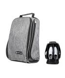 SAPLIZE Golf Shoe Bag with Mesh Ventilation, Outside Pocket | Breathable Shoe Carrier Tote for Golf Accessories | Sports Travel Organizer, Grey, US Size 14 - Buy Online on GoSupps.com