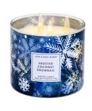 Shop White Barn 3-Wick Candle with Essential Oils - Frosted Coconut Snowball - 14.5 oz Holiday Scents | International Shipping Available - Buy Online on GoSupps.com