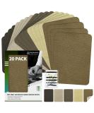 King Mountain 20 PCS Cotton Fabric Iron-on Patches 3 x 4-1/4 DIY Clothes Repair Kit - Five Color Options - Buy Online on GoSupps.com