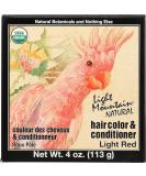 Light Mountain Henna Hair Color & Conditioner - Red Red 4 Oz. Powder - Buy Online on GoSupps.com