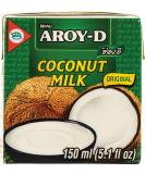 Aroy-D 100% Coconut Milk Mini 5.1oz - Pack of 6 | Gluten-Free, Vegan | 30.6 Fluid Ounces Total - Buy Online on GoSupps.com