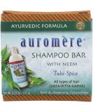 Auromere Ayurvedic Shampoo Bar - Eco Friendly, Handmade, Vegan, Cruelty Free, Natural, Non GMO, All in One Bar for Soap and Shampoo (4.23 oz), 1 pack 4.23 Ounce (Pack of 1) - Buy Online on GoSupps.com