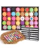 Sulfate-Free Natural Bath Bomb Gift Set for Kids, Women & Men - Best Birthday Gift! Infused with Essential Oils & Shea Butter - 100% Natural & Individually Wrapped - Buy Online on GoSupps.com