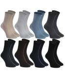 DIABETIC Elastic Cotton Socks for SWOLLEN FEET for Mens & Womens 10-11.5 Black - Buy Online on GoSupps.com