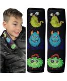 HECKBO 2X Kids Car Seat Belt Pads Seat Belt Protectors - Monster - Seat Belt Pads for Kids and Babies- Ideal for Any Seat Belt Car Booster Seat Kids Bicycle Monster 2 pieces - Buy Online on GoSupps.com