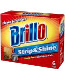 Brillo Supreme Strip & Shine Steel Wool Balls 6-Count - 070881233064 - Buy Online on GoSupps.com