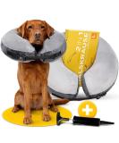 Tierhood Inflatable Break Ruff for Dogs & Cats | Protective Dog Collar for Neck & Sore Crates - Shop Internationally! - Buy Online on GoSupps.com