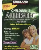 Kirkland Signature Children's Aller-Tec 16 Oz 2 Pack - Allergy Relief for Kids - Buy Online on GoSupps.com