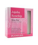Plantlife Jojoba Rosehip Bar Soap - Moisturizing & Soothing Skin Care - Handcrafted in California - 4oz - Buy Online on GoSupps.com
