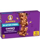 Annie's Gluten Free Chewy Granola Bars - Double Chocolate Chip 11.76 oz (Pack of 12) | Healthy Snacks Nutritious & Delicious - Buy Online on GoSupps.com
