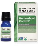 Forces of Nature Organic Hemorrhoid Relief | Extra Strength, Non GMO, Chemical-Free | Shrink Veins, Ease Pain & Itching | 0.37 Fl Oz - Buy Online on GoSupps.com