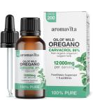 Wild Greek Oregano Oil - 100% Pure, Food Grade Quality, Certified - 1 FL.OZ (30ML) - Buy Online on GoSupps.com
