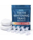 Teeth Whitening Trays Moldable Mouth Trays 4 Dental Tray Form Shape Perfectly 2 Travel Storage Cases Included Fit Upper Lower Tooth Bleaching Moldable Guards Compatible with Opalescence Gel - Buy Online on GoSupps.com