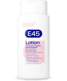 E45 Dermatological Moisturising Lotion 200ml - Daily Moisturiser for Dry & Sensitive Skin, Long-Lasting Hydration, Protects from Dryness, Reduces Redness & Flaking - Buy Online on GoSupps.com