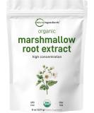 Organic Marshmallow Root Tea Powder 4oz - Digestive Support, Filler-Free & Non-GMO - Vegan-Friendly - Buy Online on GoSupps.com