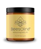 BeesOline All Natural Moisturizer - Petroleum Free, Non-GMO Sunflower Oil, Organic Castor Oil, Jojoba Butter, Medical Grade Beeswax - 1-8oz Jar - Soothing Moisture - Buy Online on GoSupps.com