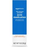 Amazon Brand - Solimo 10% Benzoyl Peroxide Acne Medication, Maximum Strength, 1 Fluid Ounce 1 Fl Oz (Pack of 1) - Buy Online on GoSupps.com