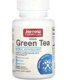Jarrow Formulas Green Tea 500mg - 100 Veggie Capsules | Antioxidant & Cardiovascular Support - Buy Online on GoSupps.com