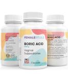 Female Rituals Boric Acid Suppositories 600mg - Vaginal pH Balance & Yeast Infection Treatment - USA Made Feminine Hygiene (30 Count) - Buy Online on GoSupps.com