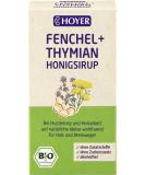 Hoyer Organic Fennel Thyme Honey Syrup - Pack of 6 (250g Each) | International Shipping Available - Buy Online on GoSupps.com