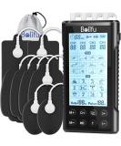 Belifu Dual Channel Tens Unit Electro Muscle Stimulator | 24 Modes | Rechargeable Pulse Massager for Pain Relief & Body Building - Buy Online on GoSupps.com