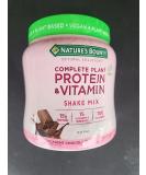 Nature's Bounty Complete Protein & Vitamin Shake Mix with Collagen & Fiber, Chocolate Flavor - 1 lb | Immune Health Support with Vitamin C - Buy Online on GoSupps.com