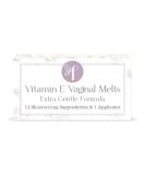 Femallay Organic Vitamin E Vaginal Moisturizing Suppository Melts - Unscented, Estrogen-Free Feminine Care | Relieves Dryness, Itching, Burning, Irritation, Redness & Menopause Symptoms - Buy Online on GoSupps.com